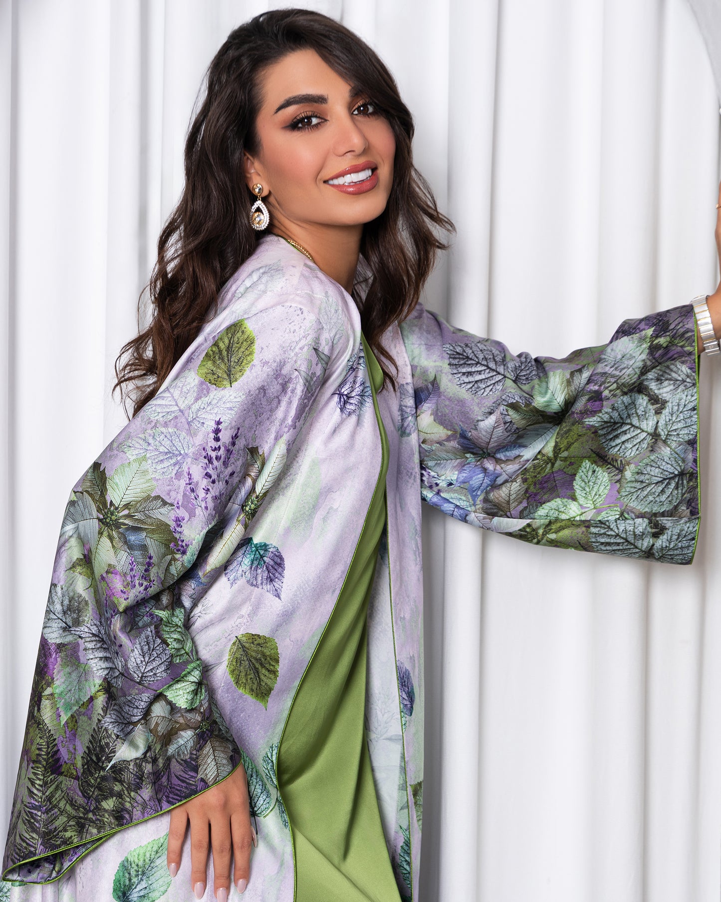 green opal abaya