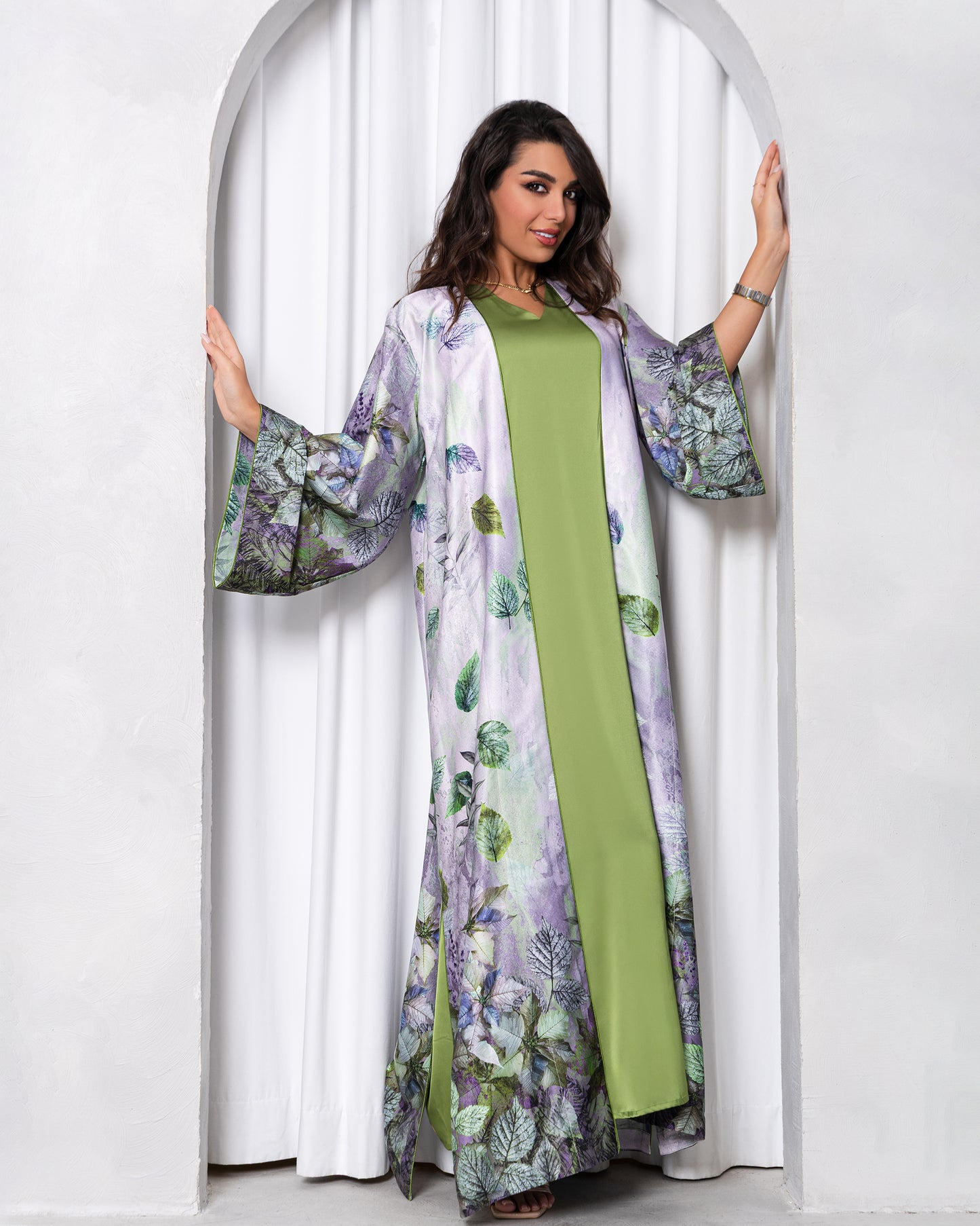green opal abaya